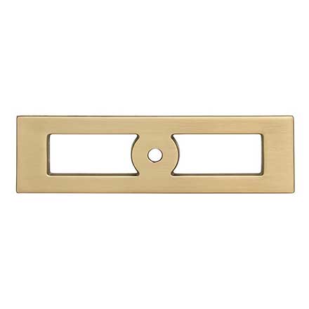Top Knobs [TK922HB] Die Cast Zinc Cabinet Knob Backplate - Hollin Series - Honey Bronze Finish - 4 9/32" L
