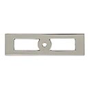 Top Knobs [TK922PN] Die Cast Zinc Cabinet Knob Backplate - Hollin Series - Polished Nickel Finish - 4 9/32" L