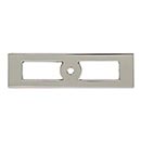 Top Knobs [TK922PN] Die Cast Zinc Cabinet Knob Backplate - Hollin Series - Polished Nickel Finish - 4 9/32&quot; L