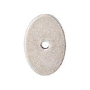 Top Knobs [TK60PTA] Die Cast Zinc Cabinet Knob Backplate - Oval Series - Pewter Antique Finish - 1 1/2&quot; L