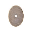 Top Knobs [TK62GBZ] Die Cast Zinc Cabinet Knob Backplate - Oval Series - German Bronze Finish - 1 3/4" L