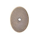 Top Knobs [TK62GBZ] Die Cast Zinc Cabinet Knob Backplate - Oval Series - German Bronze Finish - 1 3/4" L