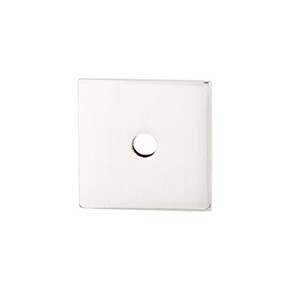 Top Knobs [TK94BSN] Steel Cabinet Knob Backplate - Square Series - Brushed Satin Nickel Finish - 1" Sq.