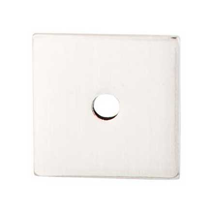 Top Knobs [TK94BSN] Steel Cabinet Knob Backplate - Square Series - Brushed Satin Nickel Finish - 1&quot; Sq.