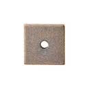 Top Knobs [TK94GBZ] Steel Cabinet Knob Backplate - Square Series - German Bronze Finish - 1&quot; Sq.