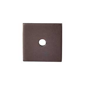 Top Knobs [TK94ORB] Steel Cabinet Knob Backplate - Square Series - Oil Rubbed Bronze Finish - 1" Sq.