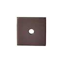 Top Knobs [TK94ORB] Steel Cabinet Knob Backplate - Square Series - Oil Rubbed Bronze Finish - 1&quot; Sq.