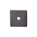 Top Knobs [TK94TB] Steel Cabinet Knob Backplate - Square Series - Tuscan Bronze Finish - 1" Sq.