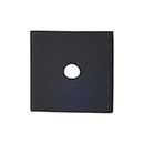 Top Knobs [TK95BLK] Steel Cabinet Knob Backplate - Square Series - Flat Black Finish - 1 1/4" Sq.