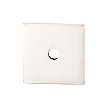 Top Knobs [TK95BSN] Steel Cabinet Knob Backplate - Square Series - Brushed Satin Nickel Finish - 1 1/4&quot; Sq.