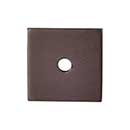 Top Knobs [TK95ORB] Steel Cabinet Knob Backplate - Square Series - Oil Rubbed Bronze Finish - 1 1/4" Sq.