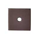 Top Knobs [TK95ORB] Steel Cabinet Knob Backplate - Square Series - Oil Rubbed Bronze Finish - 1 1/4&quot; Sq.