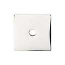 Top Knobs [TK95PN] Steel Cabinet Knob Backplate - Square Series - Polished Nickel Finish - 1 1/4" Sq.