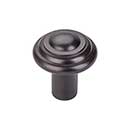 Top Knobs [M1472] Solid Bronze Cabinet Knob - Button Series - Medium Bronze Finish - 1 1/4&quot; Dia.