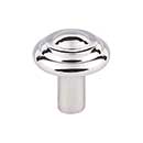 Top Knobs [M2034] Solid Bronze Cabinet Knob - Button Series - Polished Nickel Finish - 1 1/4" Dia.