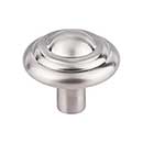 Top Knobs [M2035] Solid Bronze Cabinet Knob - Button Series - Brushed Satin Nickel Finish - 1 3/4" Dia.