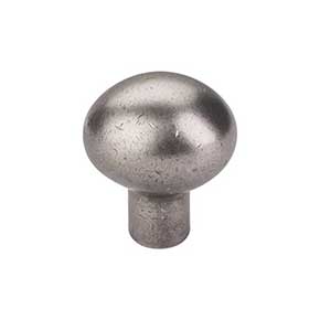Top Knobs [M1525] Solid Bronze Cabinet Knob - Egg Series - Silicon Bronze Light Finish - 1 3/16" Dia.