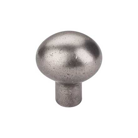 Top Knobs [M1525] Solid Bronze Cabinet Knob - Egg Series - Silicon Bronze Light Finish - 1 3/16&quot; Dia.