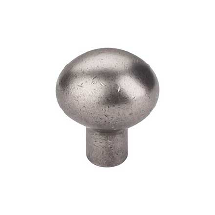 Top Knobs [M1525] Solid Bronze Cabinet Knob - Egg Series - Silicon Bronze Light Finish - 1 3/16" Dia.