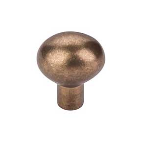 Top Knobs [M1526] Solid Bronze Cabinet Knob - Egg Series - Light Bronze Finish - 1 3/16" Dia.