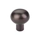 Top Knobs [M1527] Solid Bronze Cabinet Knob - Egg Series - Medium Bronze Finish - 1 3/16" Dia.