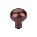 Top Knobs [M1528] Solid Bronze Cabinet Knob - Egg Series - Mahogany Bronze Finish - 1 3/16" Dia.