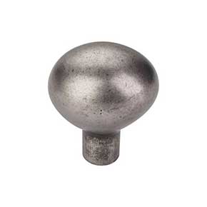 Top Knobs [M1530] Solid Bronze Cabinet Knob - Egg Series - Silicon Bronze Light Finish - 1 7/16" Dia.