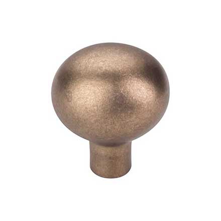 Top Knobs [M1531] Solid Bronze Cabinet Knob - Egg Series - Light Bronze Finish - 1 7/16&quot; Dia.