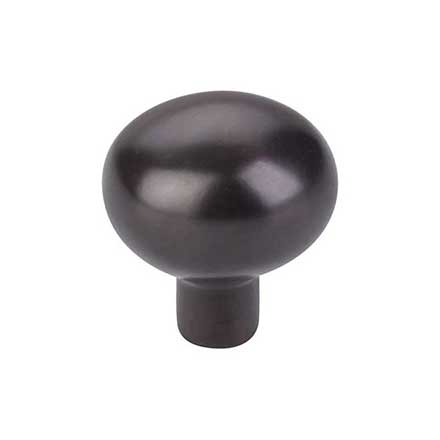 Top Knobs [M1532] Solid Bronze Cabinet Knob - Egg Series - Medium Bronze Finish - 1 7/16&quot; Dia.