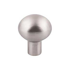 Top Knobs [M2065] Solid Bronze Cabinet Knob - Egg Series - Brushed Satin Nickel Finish - 1 3/16" Dia.