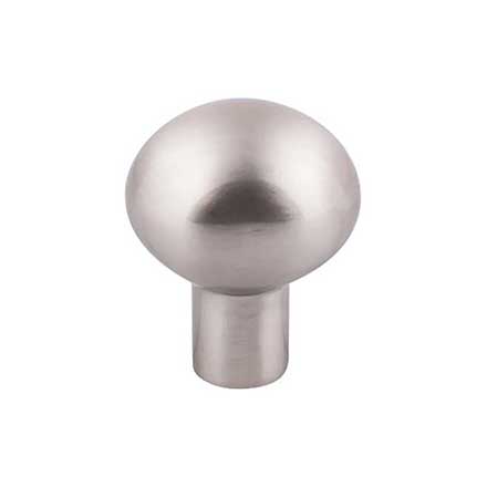 Top Knobs [M2065] Solid Bronze Cabinet Knob - Egg Series - Brushed Satin Nickel Finish - 1 3/16&quot; Dia.