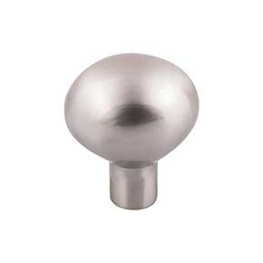 Top Knobs [M2068] Solid Bronze Cabinet Knob - Egg Series - Brushed Satin Nickel Finish - 1 7/16" Dia.
