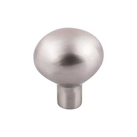 Top Knobs [M2068] Solid Bronze Cabinet Knob - Egg Series - Brushed Satin Nickel Finish - 1 7/16&quot; Dia.