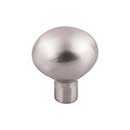 Top Knobs [M2068] Solid Bronze Cabinet Knob - Egg Series - Brushed Satin Nickel Finish - 1 7/16" Dia.