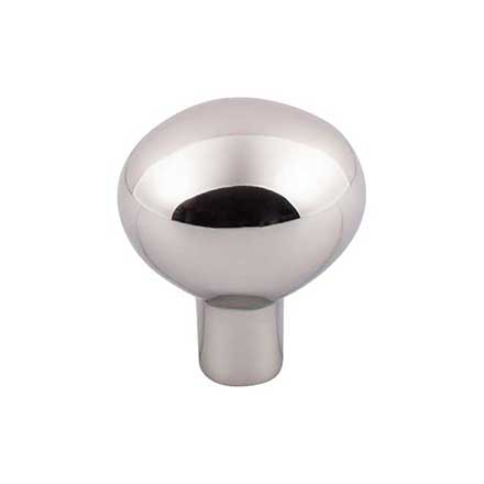 Top Knobs [M2070] Solid Bronze Cabinet Knob - Egg Series - Polished Nickel Finish - 1 7/16&quot; Dia.