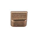 Top Knobs [M1501] Solid Bronze Cabinet Knob - Flat Sided Series - Light Bronze Finish - 1 3/8" L