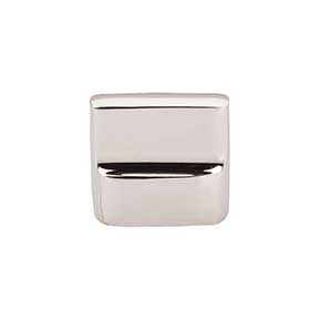 Top Knobs [M2052] Solid Bronze Cabinet Knob - Flat Sided Series - Polished Nickel Finish - 1 3/8" L