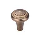 Top Knobs [M1481] Solid Bronze Cabinet Knob - Peak Series - Light Bronze Finish - 1" Dia.