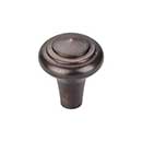 Top Knobs [M1482] Solid Bronze Cabinet Knob - Peak Series - Medium Bronze Finish - 1" Dia.