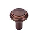 Top Knobs [M1488] Solid Bronze Cabinet Knob - Peak Series - Mahogany Bronze Finish - 1 1/4&quot; Dia.