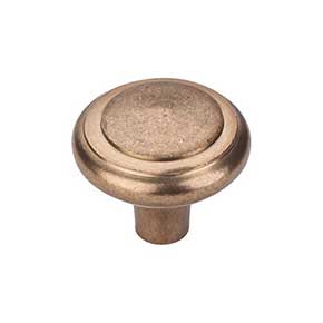 Top Knobs [M1491] Solid Bronze Cabinet Knob - Peak Series - Light Bronze Finish - 1 5/8" Dia.