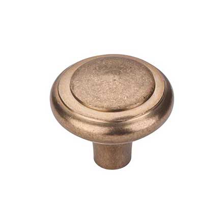 Top Knobs [M1491] Solid Bronze Cabinet Knob - Peak Series - Light Bronze Finish - 1 5/8" Dia.