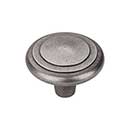 Top Knobs [M1495] Solid Bronze Cabinet Knob - Peak Series - Silicon Bronze Light Finish - 2" Dia.