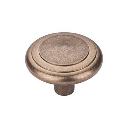 Top Knobs [M1496] Solid Bronze Cabinet Knob - Peak Series - Light Bronze Finish - 2&quot; Dia.