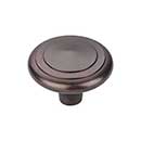 Top Knobs [M1497] Solid Bronze Cabinet Knob - Peak Series - Medium Bronze Finish - 2&quot; Dia.