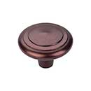 Top Knobs [M1498] Solid Bronze Cabinet Knob - Peak Series - Mahogany Bronze Finish - 2&quot; Dia.