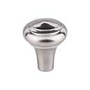 Top Knobs [M2038] Solid Bronze Cabinet Knob - Peak Series - Brushed Satin Nickel Finish - 1" Dia.