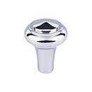 Top Knobs [M2039] Solid Bronze Cabinet Knob - Peak Series - Polished Chrome Finish - 1" Dia.