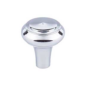 Top Knobs [M2042] Solid Bronze Cabinet Knob - Peak Series - Polished Chrome Finish - 1 1/4" Dia.
