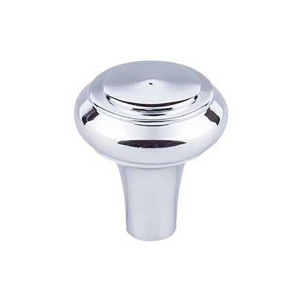 Top Knobs [M2042] Solid Bronze Cabinet Knob - Peak Series - Polished Chrome Finish - 1 1/4" Dia.
